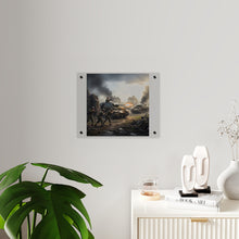 Load image into Gallery viewer, Acrylic Wall Art Panel - Tank Destroyer - M10 Wolverine vs German Panzer Tank
