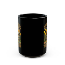 Load image into Gallery viewer, Black Mug (11oz/15oz) - 1st Battalion 8th Cavalry, Delta Company - w SSI - DUI - Helo Patrol - 3D - Enhanced
