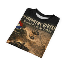 Load image into Gallery viewer, 9th Infantry Division Vietnam Tribute All-Over Print Tee — Mobile Riverine Force (MRF)
