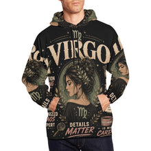 Load image into Gallery viewer, Virgo - perfection in progress Men's All Over Print Hoodie (USA Size)
