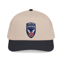 Load image into Gallery viewer, Mid Profile Baseball Cap - 11th Airborne Division w Arctic Tab wo txt - 3D - Enhanced
