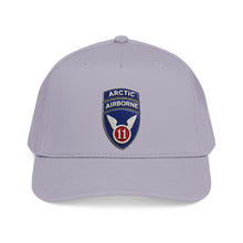 Load image into Gallery viewer, Mid Profile Baseball Cap - 11th Airborne Division w Arctic Tab wo txt - 3D - Enhanced
