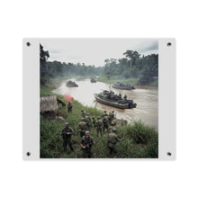 Load image into Gallery viewer, Acrylic Wall Art Panel - MRF - 9th Infantry in the Mekong - Vietnam
