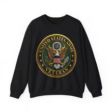 Load image into Gallery viewer, Crewneck Sweatshirt - Army - US Army Veteran - 3D - Enhanced
