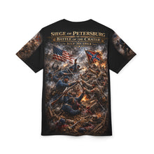 Load image into Gallery viewer, Civil War Tribute Tee — Siege of Petersburg, XXV Corps (USCT) &amp; Mahone's Brigade — Battle of the Crater (July 30, 1864)

