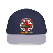 Load image into Gallery viewer, Mid Profile Baseball Cap - Army - 57th Medical Co - Original Dustoff - Vietnam w VN SVC - 3D - Enhanced
