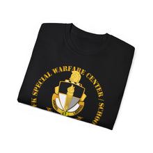 Load image into Gallery viewer, Unisex Ultra Cotton Tee - SOF - JFK Special Warfare Center - School Veteran wo BackGrnd
