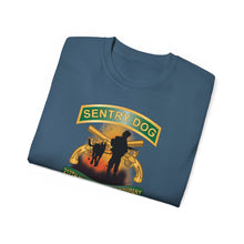 Load image into Gallery viewer, Unisex Ultra Cotton Tee - Army - Sentry Dog - 212th Military Police Company - Dog Fire w Br - Ribbon Vietnam War Veteran w VN SVC X 300
