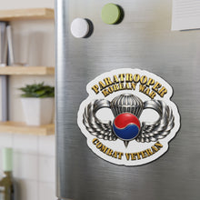 Load image into Gallery viewer, Die-Cut Magnet - SOF - Paratrooper - Korean War - Cbt Vet - 3D X 300
