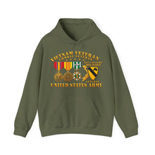 Load image into Gallery viewer, Hoodie – Army - Vietnam  Vet - w Medals - VN - 1st Cav Division - 3D - Enhanced
