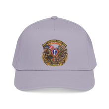 Load image into Gallery viewer, Mid Profile Baseball Cap - Army - 442nd Infantry Regimental Combat Team - 3D - Enhanced with EUR WWII SVC
