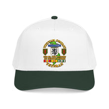 Load image into Gallery viewer, Mid Profile Baseball Cap - Vietnam Veteran Combat - 2nd Bn, 28th Infantry - 1st ID - with VN SVC - 3D - Transparent
