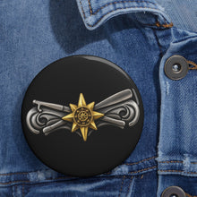 Load image into Gallery viewer, Custom Pin Buttons - USCG - Boarding Officer wo txt - 3D - Enhanced
