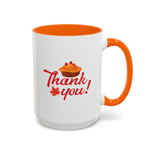 Load image into Gallery viewer, Accent Coffee Mug - Thank you
