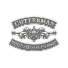 Load image into Gallery viewer, Kiss-Cut Stickers - USCG - Cutterman - Enlisted w txt - 3D - Enhanced
