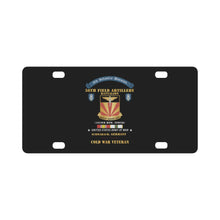 Load image into Gallery viewer, 8th Infantry Division Scroll - 56th Field Artillery Battalion, Schwabach, Germany - C Classic License Plate
