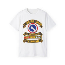Load image into Gallery viewer, Unisex Ultra Cotton Tee - Army - 1st Logistical Command - SSI - Nha Trang - Cam Ranh Bay - Vietnam War - VN SVC - 3D - Enhanced

