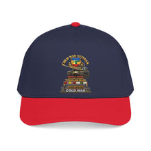 Load image into Gallery viewer, Mid Profile Baseball Cap - Army - Cold War Vet - 4th Bn 73rd Armor - 1st Inf Div - Panzer Kaserne Boblingen, FRG - M60A1 Tank w COLD SVC - 3D Enhanced X 300
