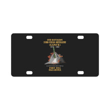 Load image into Gallery viewer, Field Artillery - 6th Bn, 33rd Field Artillery, Ft Sill, OK LANCE Firing - 1975-1981 X 300 Classic License Plate
