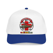 Load image into Gallery viewer, Mid Profile Baseball Cap - Army - 57th Medical Co - Original Dustoff - Vietnam w VN SVC - 3D - Enhanced
