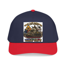 Load image into Gallery viewer, Mid Profile Baseball Cap - Army - 761st Tank Battalion - Black Panthers - w Tank w - KITT SSI WWII  EU SVC - 3D - Enhanced
