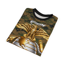 Load image into Gallery viewer, AOP - USMC Camouflage Pattern w Eagle Globe Anchor
