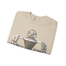 Load image into Gallery viewer, Crewneck Sweatshirt - Army - Master Airborne Badge - No Txt - 3D X 300
