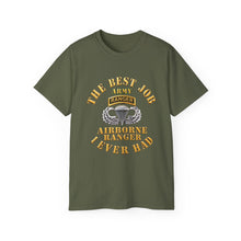 Load image into Gallery viewer, Unisex Ultra Cotton Tee - Airborne Ranger - Best Job I ever Had - 3D - Enhanced
