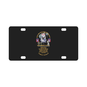 Army - Combat Vet w 505th PIR - 82nd Airborne w Campaigns - Soldiers - SSI X 300 Classic License Plate