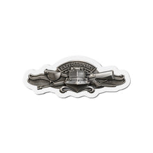 Load image into Gallery viewer, Die-Cut Magnet - USCG - Expeditionary Warfare Specialist wo txt - 3D - Enhanced
