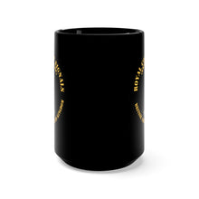 Load image into Gallery viewer, Black Mug 15oz - UK - Royal Corps of Signals - Swift and Sure - Army of UK X 300
