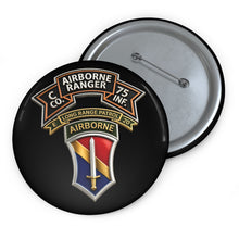 Load image into Gallery viewer, Custom Pin Buttons - SSI - Vietnam - C Co 75th Ranger - 1st FF - E-20 Inf - 3D X 300
