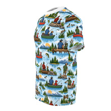Load image into Gallery viewer, Father-Son Fishing Trip All-Over Print Tee

