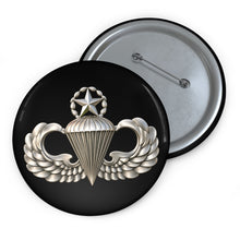 Load image into Gallery viewer, Custom Pin Buttons - Army - Master Airborne Badge - No Txt - 3D X 300

