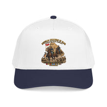 Load image into Gallery viewer, Mid Profile Baseball Cap - Army - Buffalo Soldiers in Iraq - OIF - Cavalrymen at War  w IRAQ SVC - 3D - Enhanced
