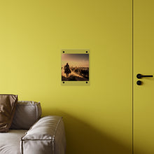 Load image into Gallery viewer, Acrylic Wall Art Panel - Dirty, dusty cattle drive in the Old West
