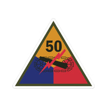 Load image into Gallery viewer, Kiss-Cut Stickers - SSI - 50th Armored Division X 300
