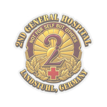 Load image into Gallery viewer, Army 2nd General Hospital Landstuhl 3D-Enhanced Kiss-Cut Sticker

