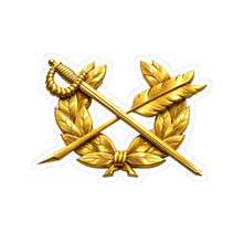Load image into Gallery viewer, Kiss-Cut Stickers - Army - JAG Branch wo txt - 3D - enhanced
