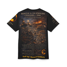 Load image into Gallery viewer, 66th Infantry Division "Black Panther" Tribute Tee — Rescue at Sea - Staff Sgt. Bernard Goldberg
