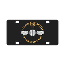 Load image into Gallery viewer, Navy - Rate - Aviation Electricians Mate X 300 Classic License Plate
