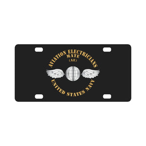 Navy - Rate - Aviation Electricians Mate X 300 Classic License Plate