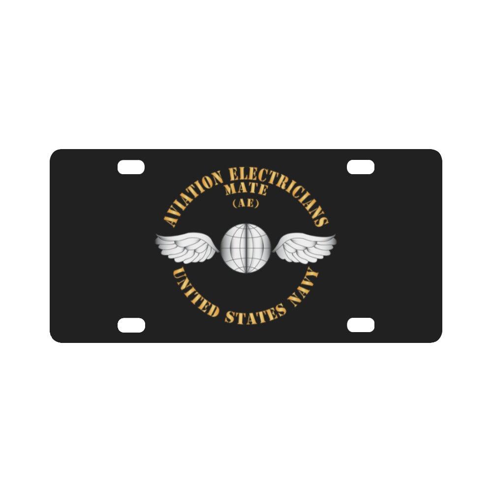 Navy - Rate - Aviation Electricians Mate X 300 Classic License Plate