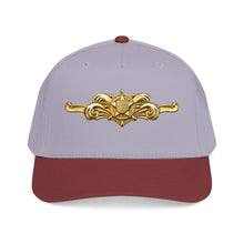 Load image into Gallery viewer, Mid Profile Baseball Cap - USCG - Cutterman - Officer wo txt - 3D - Enhanced
