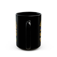 Load image into Gallery viewer, Black Mug (15oz) - Army - Gulf War Combat - 1st Armored Divi - Old Ironsides - Veteran - Map w GULF SVC - 3D - Enhanced
