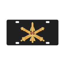 Load image into Gallery viewer, Army - 65th Air Defense Artillery w Number Br wo Txt X 300 Classic License Plate
