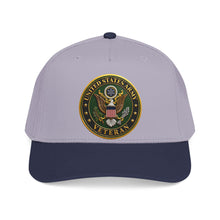Load image into Gallery viewer, Mid Profile Baseball Cap - Army - US Army Veteran - 3D - Enhanced
