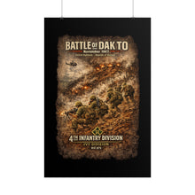 Load image into Gallery viewer, Rolled Posters - 4th Infantry Division - Battle of Dak To - 1967

