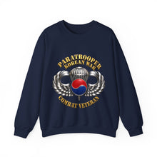 Load image into Gallery viewer, Crewneck Sweatshirt - SOF - Paratrooper - Korean War - Cbt Vet - 3D X 300
