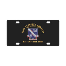 Load image into Gallery viewer, Army - 93rd Engineer Company (Float Bridge) - Roadrunners - Unites States Army X 300 Classic License Plate

